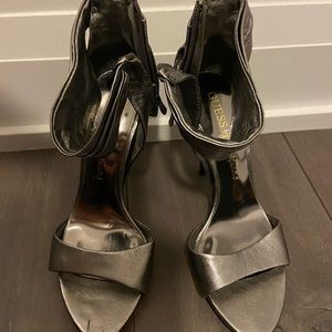 Guess by Marciano dark silver high heels